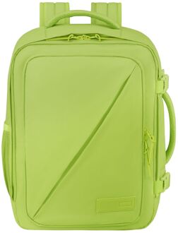 American Tourister Take2Cabin Casual Backpack Mainstream Puff hyper lime weekendtas handbagage Groen - H 40 x B 30 x D 20 cm