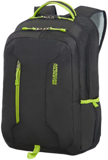 American Tourister Urban Groove backpack - Black/lime green Zwart