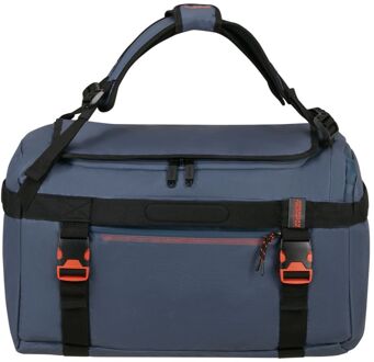 American Tourister Urban Track Duffle/Backpack L Coated navy/orange Blauw - H 31 x B 50 x D 31 cm