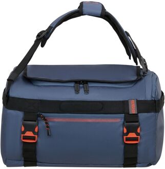 American Tourister Urban Track Duffle/Backpack M Coated navy/orange weekendtas Blauw - H 28 x B 28 x D 45 cm