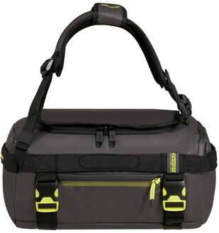 American Tourister Urban Track Duffle/Backpack S Coated black/lime weekendtas handbagage Zwart - H 30 x B 40 x D 20 cm