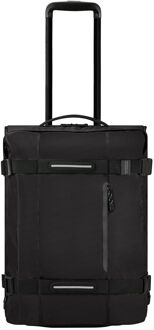 American Tourister Urban Track Duffle/Wheels Backpack asphalt black handbagage Zwart - H 55 x B 40 x D 23 cm