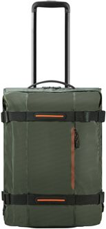 American Tourister Urban Track Duffle/Wheels Backpack dark khaki handbagage Groen - H 55 x B 40 x D 23 cm