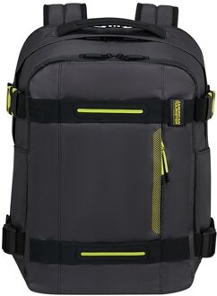 American Tourister Urban Track Laptop Backpack 15,6" coated black/Lime Zwart - H 45 x B 34 x D 33 cm