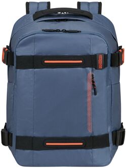 American Tourister Urban Track Laptop Backpack 15,6" coated Navy/Orange Blauw - H 45 x B 34 x D 33 cm