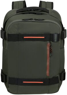 American Tourister Urban Track Laptop Backpack 15,6" dark khaki Groen - H 45 x B 34 x D 33 cm