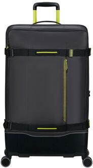 American Tourister Urban Track Spinner L TSA Coated black/lime zachte koffer Zwart - H 78,5 x B 44 x D 42 cm