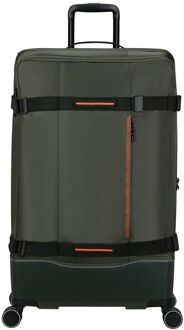 American Tourister Urban Track Spinner L TSA dark khaki zachte koffer Groen - H 79 x B 48 x D 31 cm