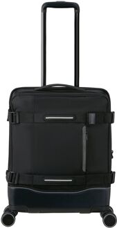 American Tourister Urban Track Spinner S TSA asphalt black zachte koffer Zwart - H 55 x B 40 x D 23 cm
