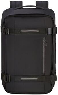 American Tourister Urban Track Travel Backpack asphalt black handbagage Zwart - H 55 x B 35 x D 25 cm