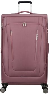American Tourister Wanderlite Spinner L - Uitbreidbaar 108/123 liter - 79x48x31/34 cm - galactic mauve zachte koffer lichtgewicht koffer Paars - H 79 x B 48 x D 31 cm