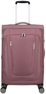 American Tourister Wanderlite Spinner M - Uitbreidbaar 73/81 liter - 68x43x29/32 cm - galactic mauve zachte koffer Paars - H 68 x B 43 x D 29 cm