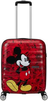 American Tourister Wavebreaker Disney Spinner 55/20 TSA mickey comics red Harde Koffer Rood - H 55 x B 40 x D 20