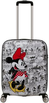 American Tourister Wavebreaker Disney Spinner 55/20 TSA minnie comics white handbagage koffer Wit - H 55 x B 40 x D 20 cm