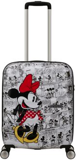 American Tourister Wavebreaker Disney Spinner 55/20 TSA minnie comics white Harde Koffer Wit - H 55 x B 40 x D 20