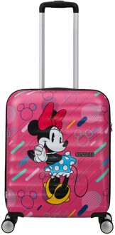 American Tourister Wavebreaker Disney Spinner 55/20 TSA minnie future pop Harde Koffer Roze - H 55 x B 40 x D 20