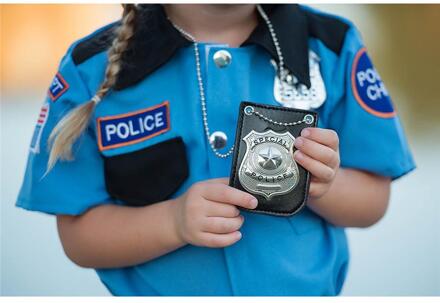 Amerika Politie Rollenspel Speelgoed Jurk Up Pretend Play Amerika Politie Speciale Badge Met Ketting En Riem Clip