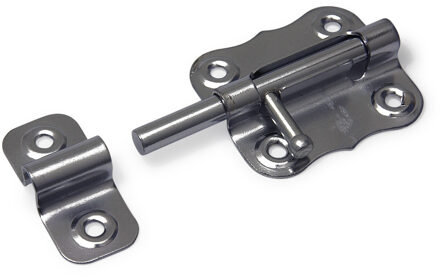 Amerikaanse Grendel - 2x stuks - verzinkt staal - 4,1 x 3,5 cm - profielgrendels