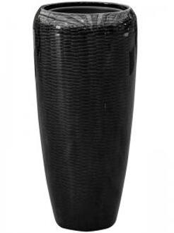 Amfi pot high 34x34x75 cm Black bloempot binnen Zwart