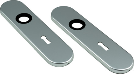 Ami Klikschild Sleutelgat 177/1 72mm Ovaal Aluminium F1