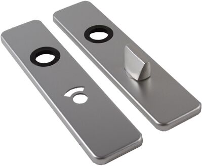 Ami Klikschild Wc 185/44 63/8mm Recht Aluminium F1
