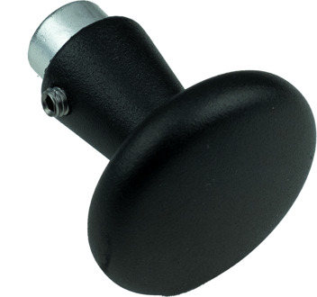 Ami Knopkruk 160/50 Gatdeel M6 Zwart 9005 Str - 739075