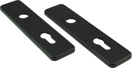 Ami Kortschild 185/44 Profielcilinder 72 Klik Zwart 9005 Str - 739216