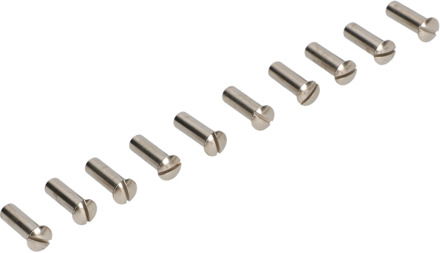 Ami Patenthuls Messing Vernikkeld M4X22.5 Zaagsnede Verpakt Per 10 In Zak - 900222