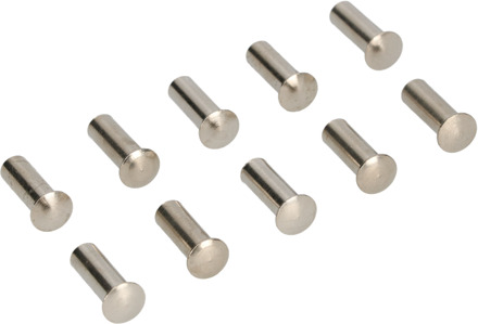 Ami Patenthuls Messing Vernikkeld M6X21 Zonder Zaagsnede Verpakt Per 10 - 900241