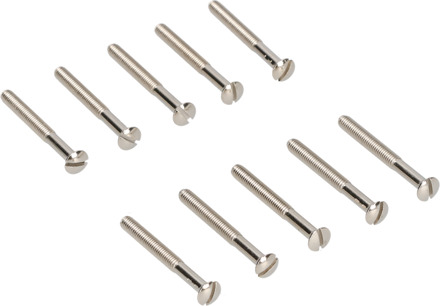 Ami Patentschroef Ijzer Vernikkeld M4X38 Verpakt Per 10 In Zakje - 900218