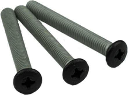 Ami Set Schroeven Zwart Deurdikte 53/57 Veiligheidsbeslag Schilden - 739799