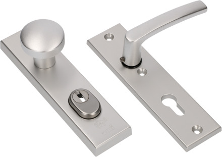 Ami Veiligheidsbeslag 193*15 Kn 169/50 Buiten Kt55 Binnen Profielcilinder 55 Deurkruk 332 F1 Deurdikte 38/42 - 834251