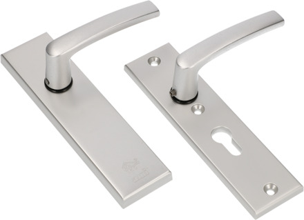 Ami Veiligheidsbeslag 193*50 Buiten Blind Binnen Profielcilinder 72 + Deurkruk 332 F1 Deurdikte 38/42 Mm - 821154