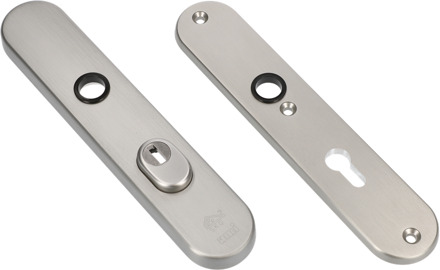 Ami Veiligheidsbeslag 250/15 Buiten Kt 55 Binnen Profielcilinder 55 Irox Archi-Design Deurdikte 38/42 - 623104