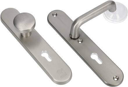 Ami Veiligheidsbeslag 250/50/1 Knop 169/50 Profielcilinder 55 Deurkruk 356 Irox Archi-Design Deurdikte 38/42 - 622261