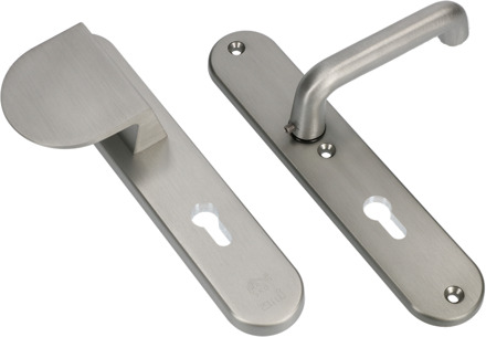 Ami Veiligheidsbeslag 250/50/1 Profielcilinder 72 Deurdikte 90/83 Li + Deurkruk 356 Irox Archi-Design Deurdikte 38/42 - 622455