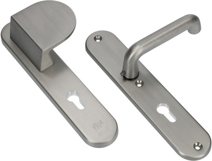 Ami Veiligheidsbeslag 250/50/1 Profielcilinder 72 Deurdikte 90/83 Re + Deurkruk 356 Irox Archi-Design Deurdikte 38/42 - 622405