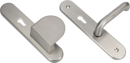 Ami Veiligheidsbeslag 250/50/1 Profielcilinder 72 Omkeer Deurdikte 90/83 Re+Deurkruk 356 Irox Archi-Des. Deurdikte 38/42 - 622194