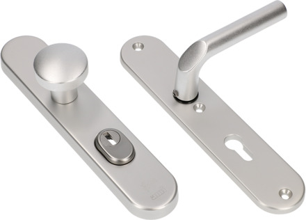 Ami Veiligheidsbeslag 250/50/15 Kt 55 Knop 169/50 Deurkruk 369 Profielcilinder 55 F1 Deurdikte 38/42 Mm - 656211