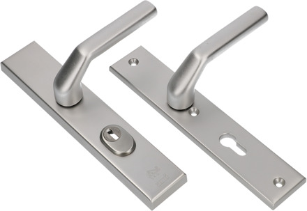 Ami Veiligheidsbeslag 251/50/15 Kt 55 Rotaveer Kruk 379, Profielcilinder 55 F1 Deurdikte 38/42 Mm. - 891501