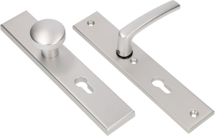 Ami Veiligheidsbeslag 251/50 Kn.169/50 Buiten en Binnen Profielcilinder 85 Deurkruk 332 F1 Deurdikte 38/42 Mm - 804031