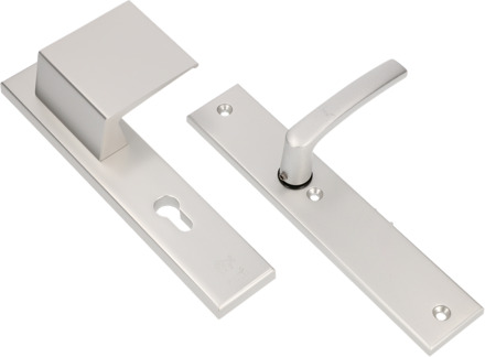 Ami Veiligheidsbeslag 251/50 Profielcilinder 55 Deurdikte 90/80 Re F1 +Blind Deurkruk 332 Deurdikte 38/42 Mm - 803307
