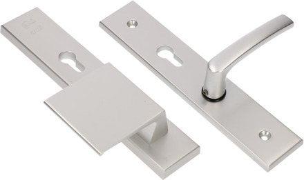 Ami Veiligheidsbeslag 251/50 Profielcilinder 72 Omkeer Deurdikte 90/80 Li F1 +Profielcilinder 72 Omkeer Deurkruk 356 Deurdikte 38/42 Mm - 803565