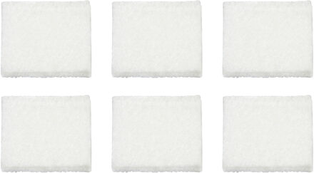 amig Anti-krasvilt - 12x - wit - 30 x 30 mm - vierkant - zelfklevend - meubel beschermvilt