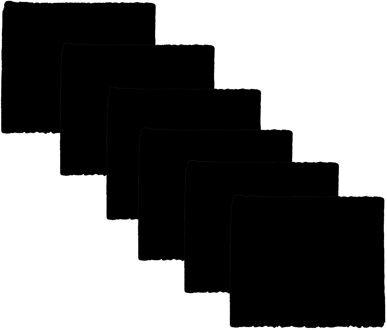 amig Anti-krasvilt - 12x - zwart - 25 x 35 mm - vierkant - zelfklevend - meubel beschermvilt