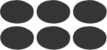 amig Anti-krasvilt - 16x - zwart - 28 mm - rond - zelfklevend - meubel beschermvilt