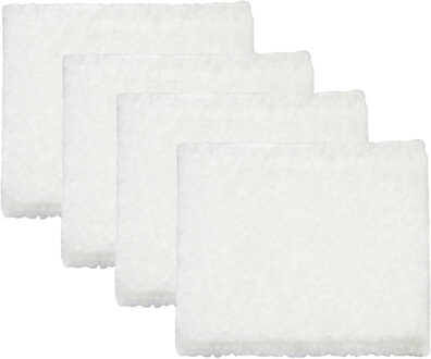 amig Anti-krasvilt - 4x knipvel - wit - 50 x 100 mm - rechthoek - zelfklevend - meubel beschermvilt