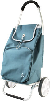 amig Boodschappentrolley - 50 liter - aluminium frame - groen - 45 x 34 x 95 cm