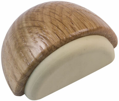 amig Deurstop/deurmagneet - D48mm - zelfklevend - eiken - hout