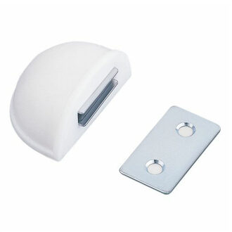 amig Deurstop/deurmagneet - D48mm - zelfklevend - wit